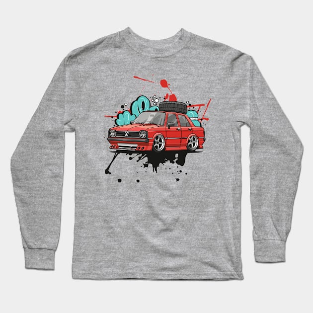 Customized Classic Cars Long Sleeve T-Shirt by irfankokabi